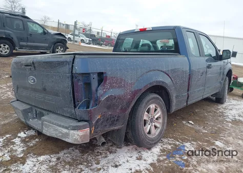 2019 Ford F-150 Xl from USA, damaged, VIN 1FTEX1CB0KKC08536